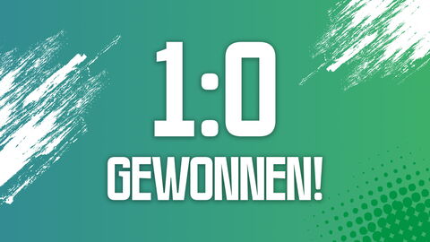 Spielergebnis 1:0