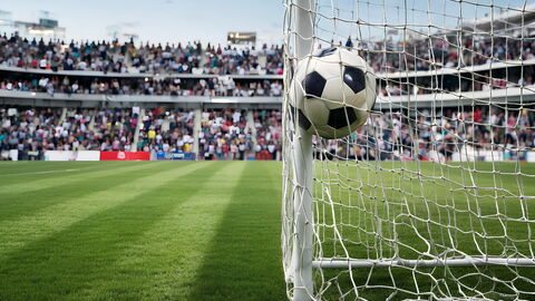 Fußball trifft ins Tor